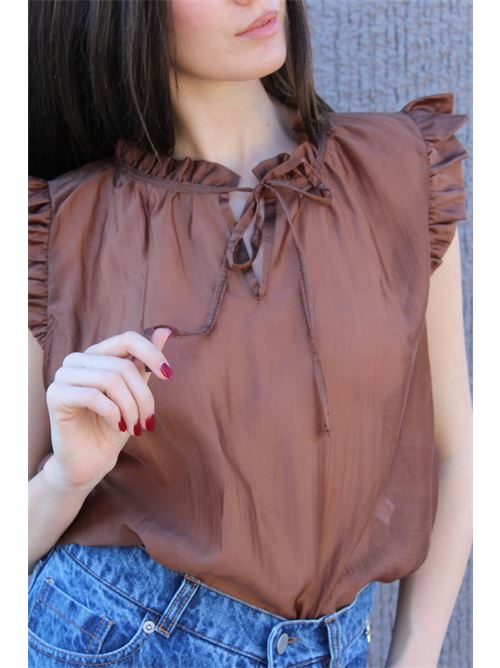 Blusa smanicata DIECI MINUTI | 12931